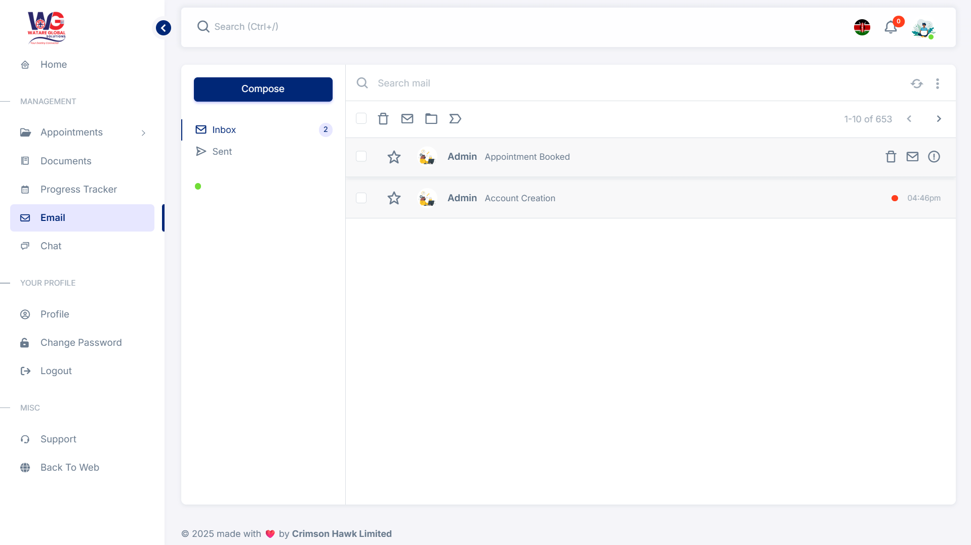 CRM Screenshot 2