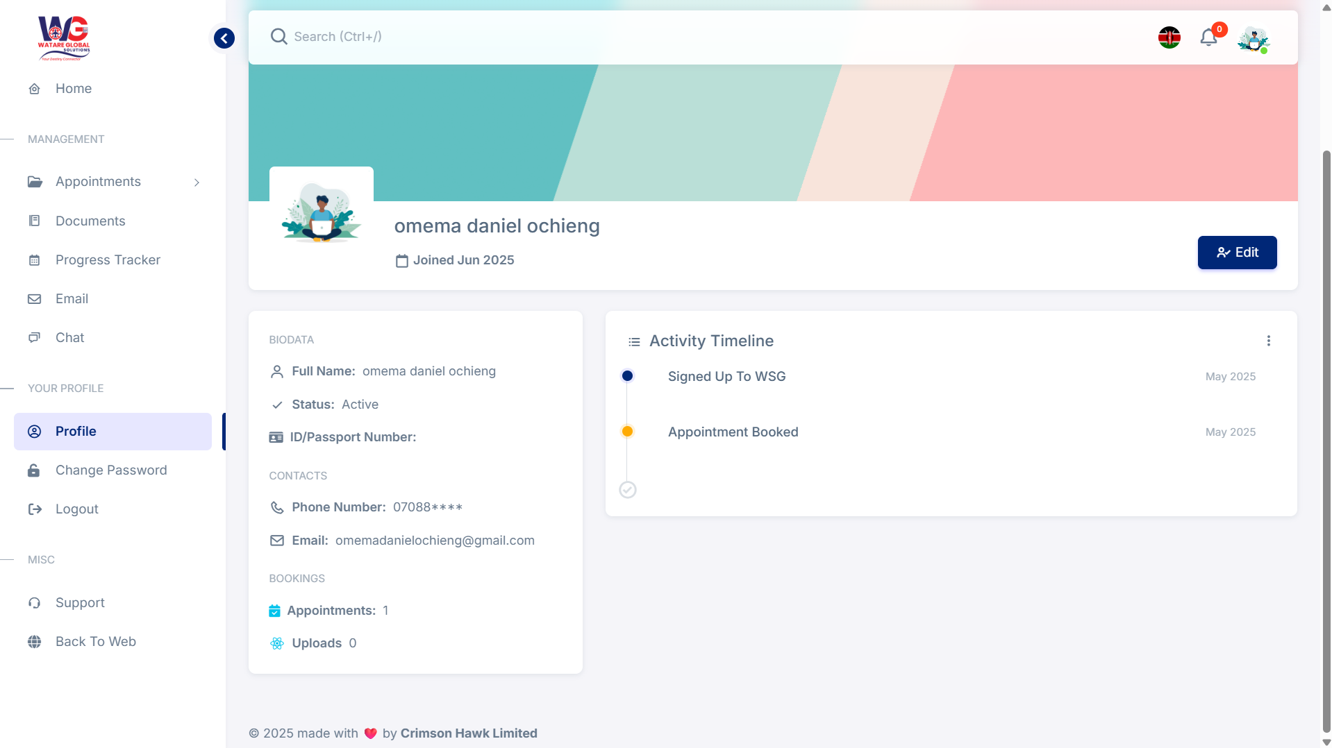 CRM Screenshot 2